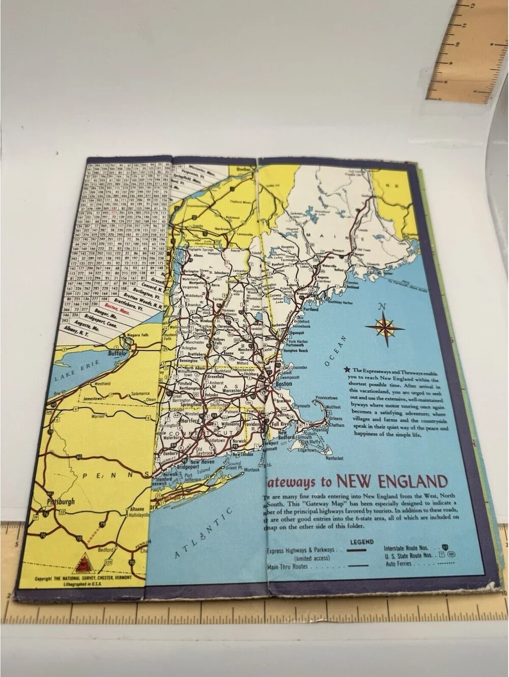 Vintage 1960s 1970s Road Maps Lot Shell Florida Citgo New Jersey New England 3pc